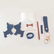 Leather Crafting kit - Key Chain, Puppy